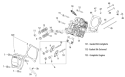 Cylinder Head Diagram and Parts List for 31AS63EE700 2012 Yard Machines Snow Blower